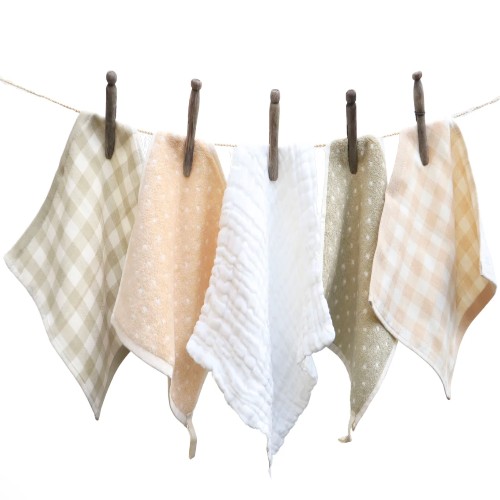 Fibre for Good - Organic Cotton Baby Wipes (5-Pack)